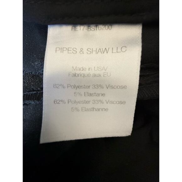 Veronica Beard Black Metro Kick Flare Stretch Ankle Pants Size 2 - Picture 8 of 9